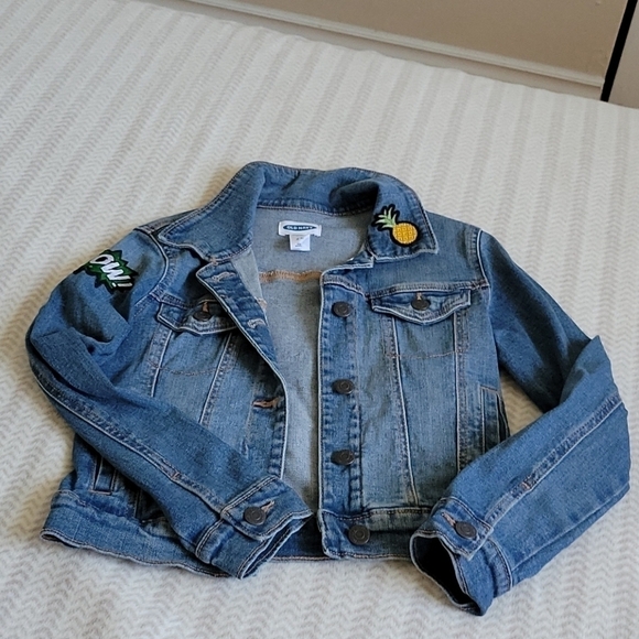 𝅺OLD Navy Girls Denim Jacket - Picture 1 of 3